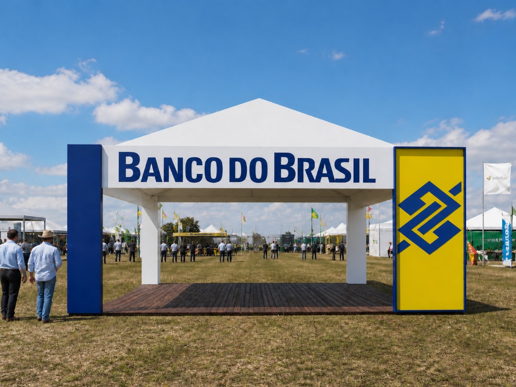 Stand Banco do Brasil - Agroleite 2024