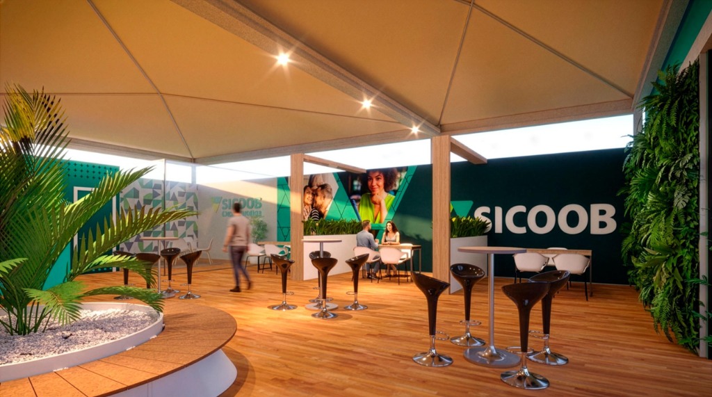 Stand SICOOB - Vista Interna 1